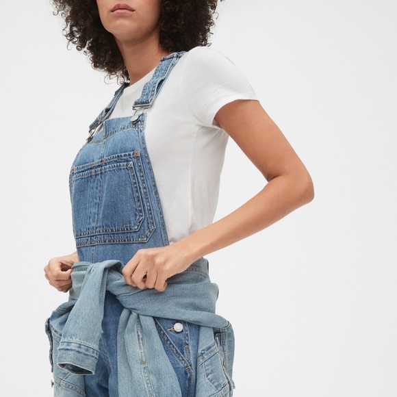 NWT Gap Relaxed Denim Overalls - Picture 16 of 16